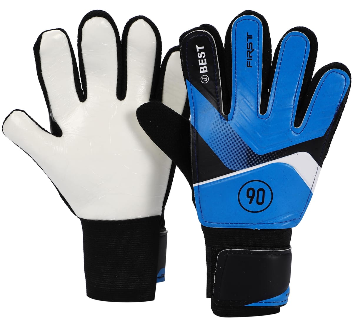 キーパーグローブ 小学生 試合用 5号 ジュニア キッズ 指保護 ブルー 5号/6号/7号 3サイズから選択可 ..