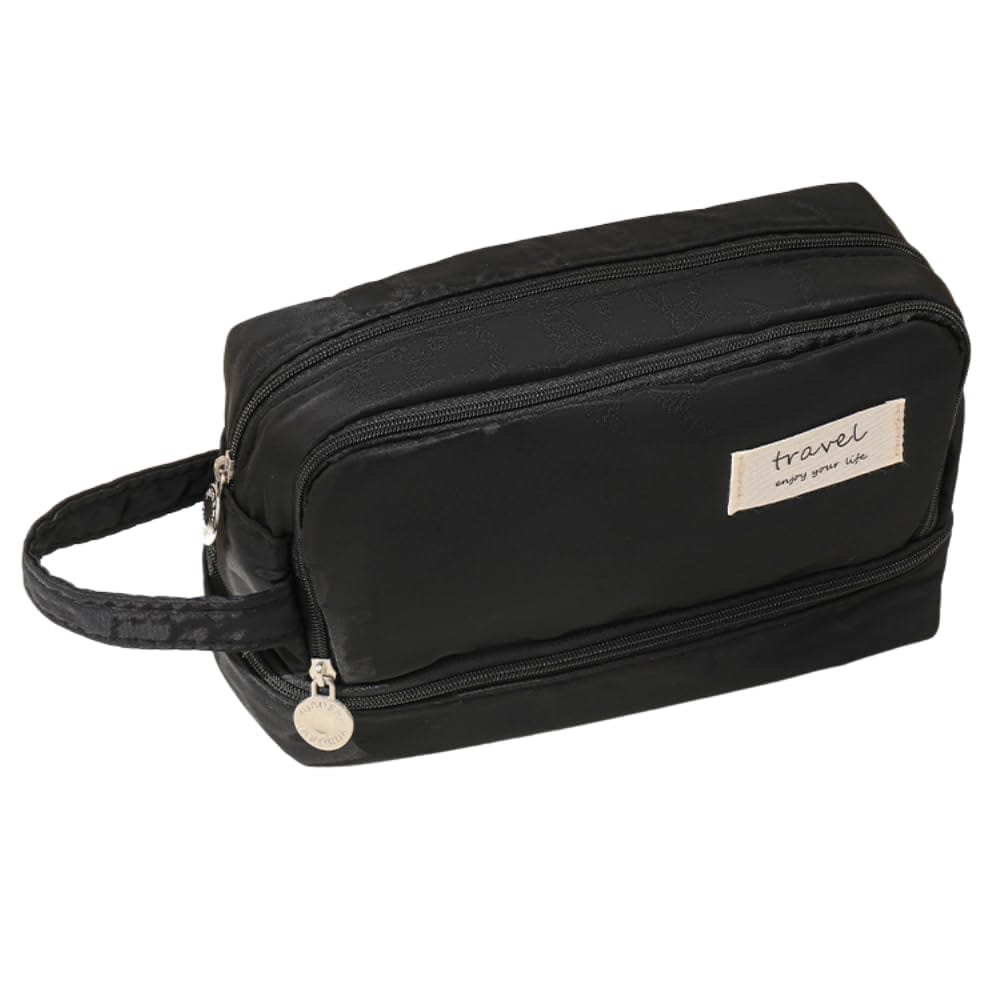 ideastore ペンケース 筆箱 大容量 横開き 多機能 シンプル おしゃれ