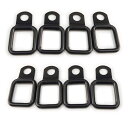 (エスネット) カーゴ フック タイダウン 汎用 荷室 用 セット キャリー 3cm 幅 対応 ワイヤー Dリング ベルト ラック 収納 SN-258-NF