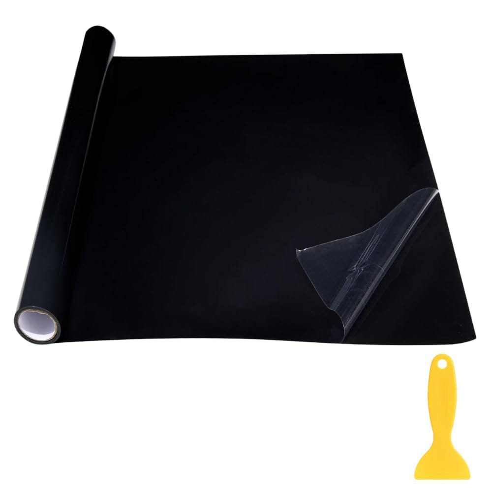 ideamall 水槽 バックスクリーン 背景シート アクアリウム スクリーン 熱帯魚 ブラック 2m