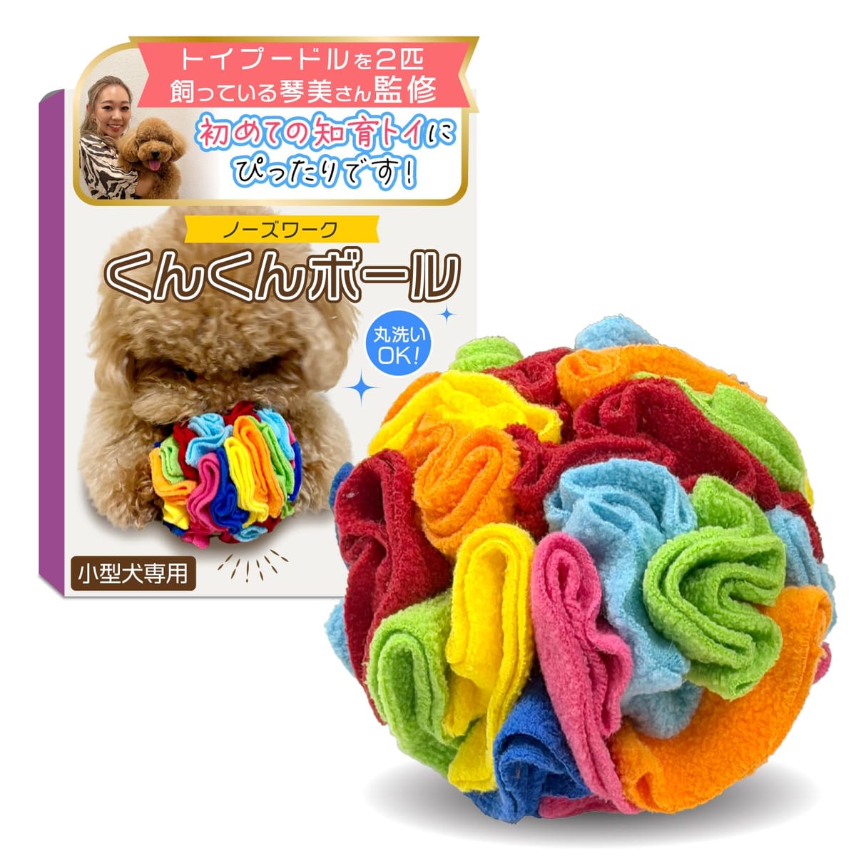 【獣医師×動物健康管理協会監修】 ノーズワーク （小型犬専用）『【トイプー2匹の...