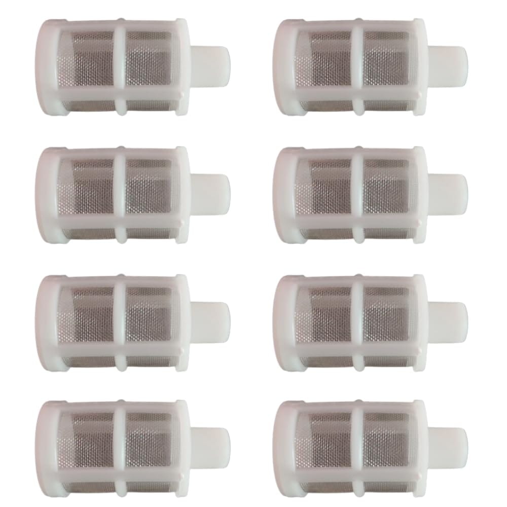 ideamall 水槽フィルター ポンプ 濾過 汚れ除去 目詰まり防止 ステンレス 8個セット