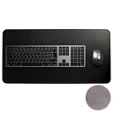 デスクマット 黒 キーボードマット マウス対応 desk mat 【カ...(3)