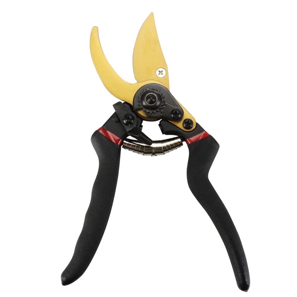 AINetJP Premium 剪定ばさみ 最大20mm切断 防錆性 フッ素コーティング 防錆 ストッパー付き 持ちやすい