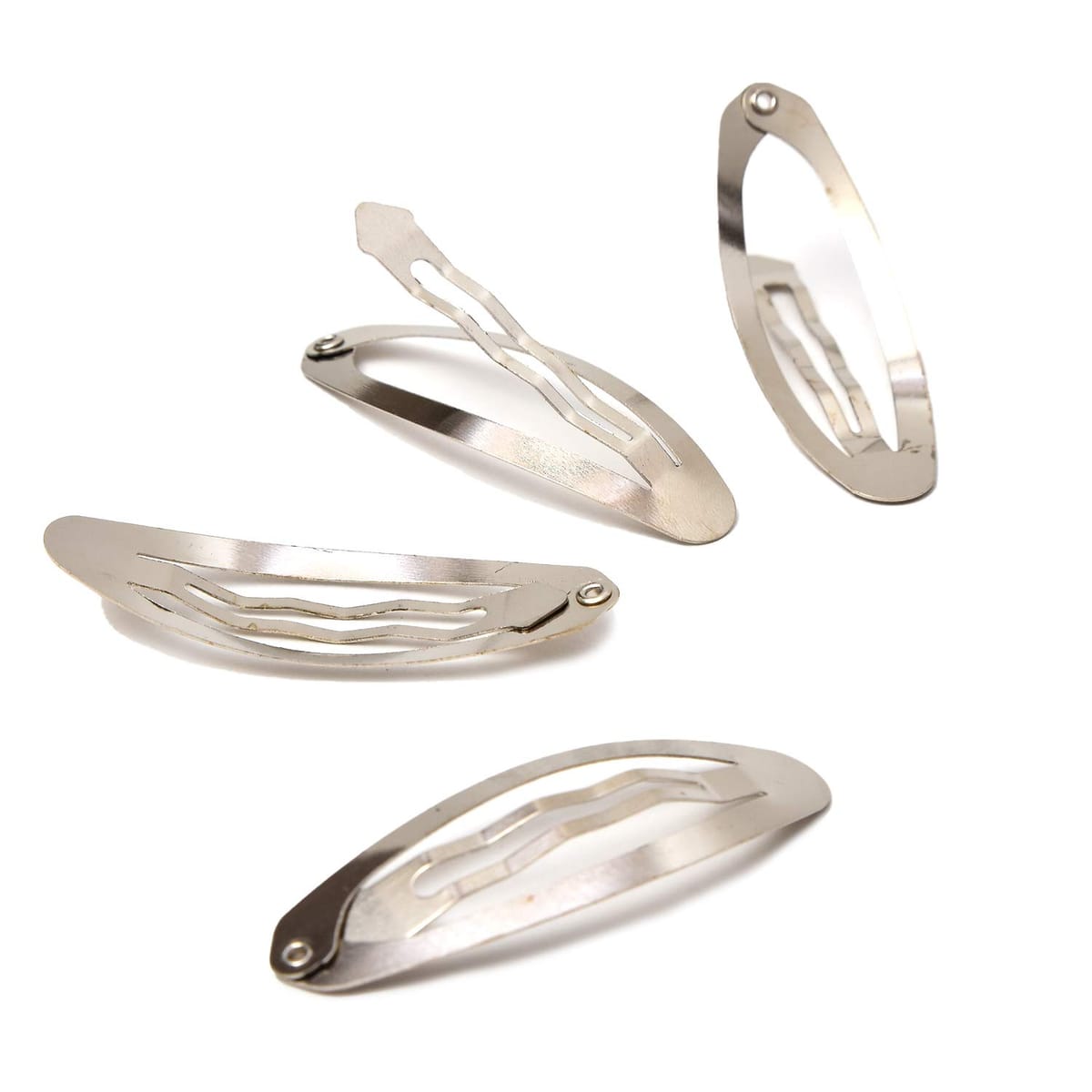 [エール] ヘアピン パッチンピン [ シルバー 50個セット ]