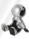 CIOP 【 宇宙飛行士 スマホスタンド (ジャケット シルバー 01) 】 スマホ立て かわいい 可愛い おしゃれ フィギュア 卓上 iphone/ipad/タブレットパソコン