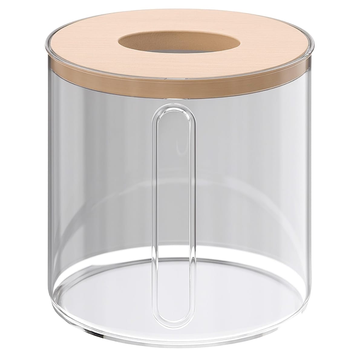 Avidora トイレットペーパーケース 卓上 トイレットペーパー ボックス ティッシュ ケース 丸型