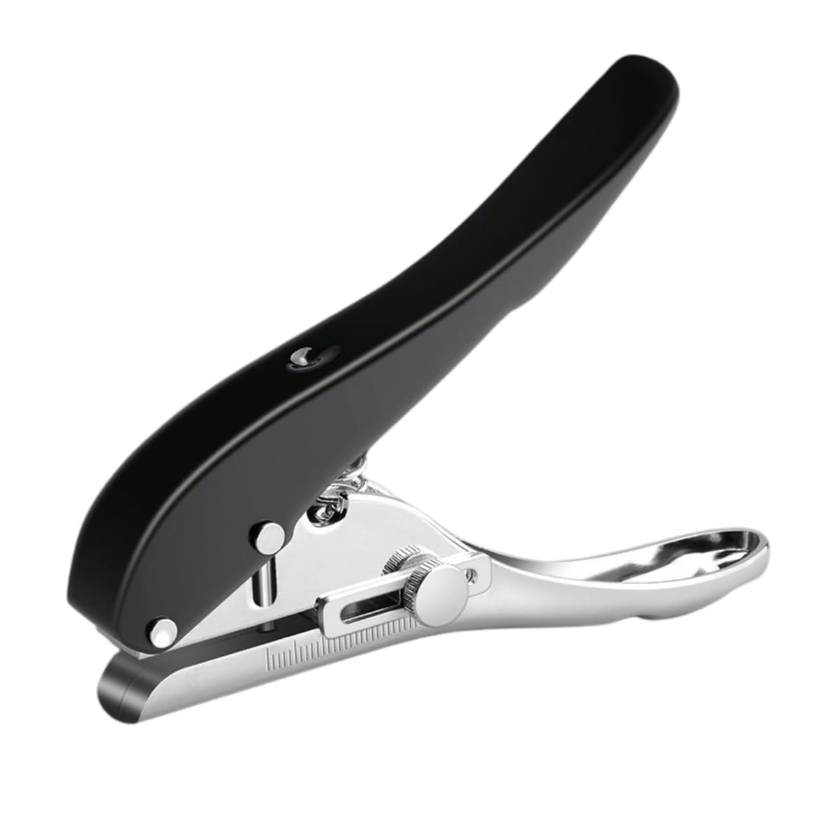 Akaaka 穴あけパンチ 1つ穴 厚紙 カード対応 書類整理用 パンチングプライヤー