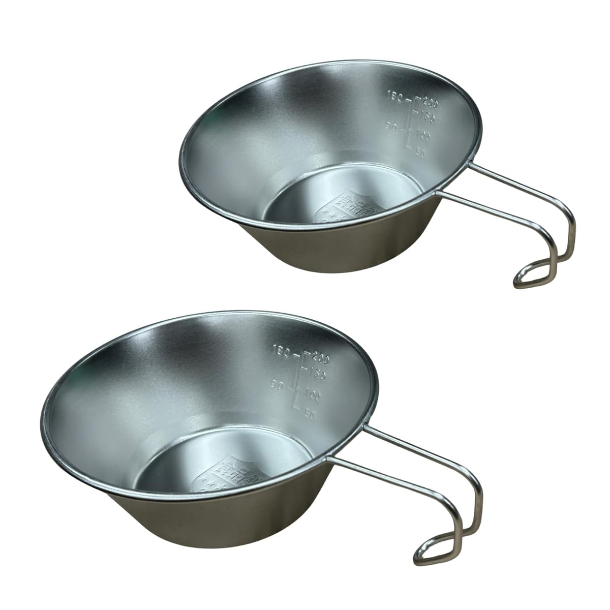 Neutral Zenith シェラカップ セット 300ml 304ステンレス 直火対応 アウトドア キャンプ クッカー (2個セット)