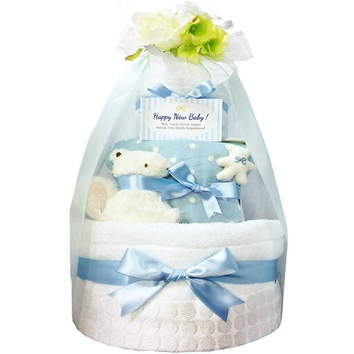 KanonBabys おむつケーキ 男の子 今治 オーガニック 出産祝い 3段 Sサイズ Mサイズ KanonBabys おむつケーキ 男の子 今治 オーガニック 出産祝い 3段 Sサイズ Mサイズ