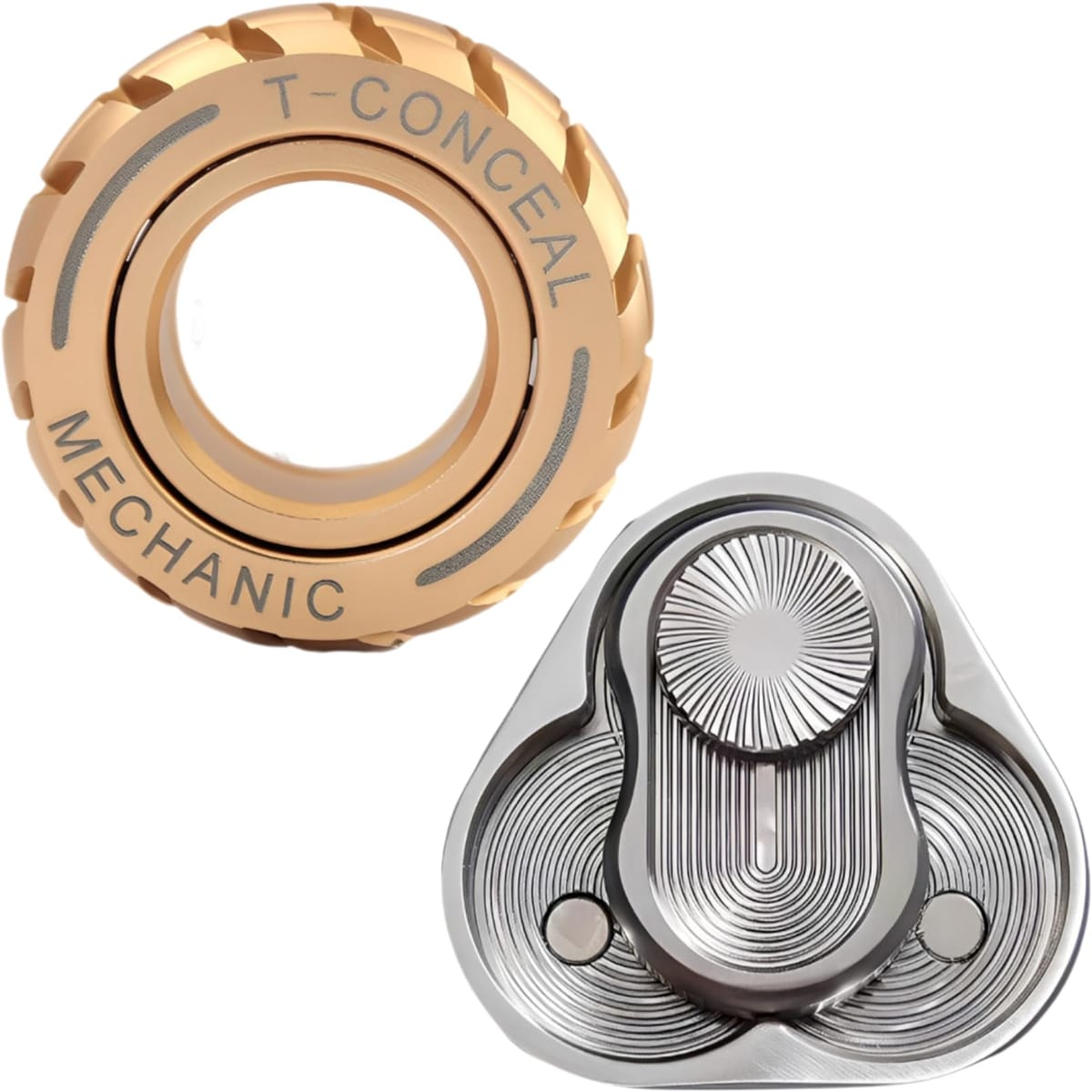 heizi フィジェットトイ リング フィジェットスライダー 2種セット フィジェット 指輪 EDC ストレス解消 金属音 暇つぶしグッズ ストレス発散