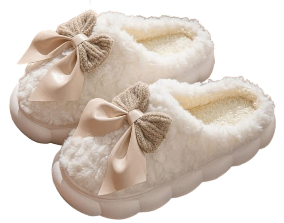 [Josepha Cherie] [ジョセファシエール] スリッパ リボン ルームシューズ レディース ホワイト S