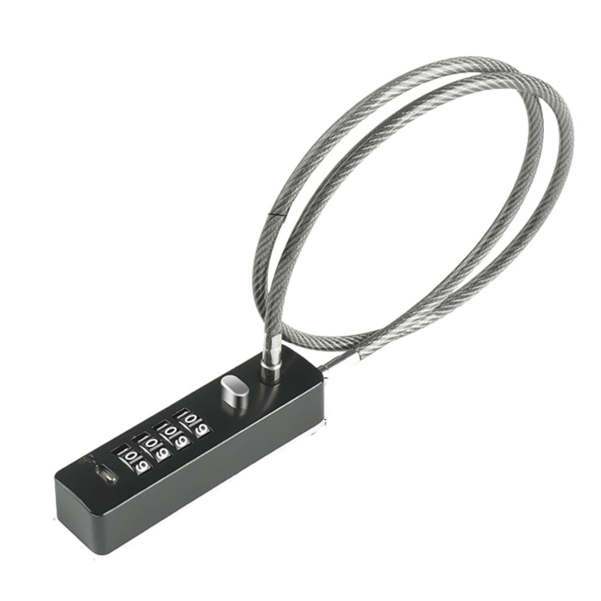 ideamall パスワード ワイヤーロック 自転車 鍵 ヘルメット ロング 暗証番号 60cm