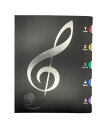 楽譜ファイル A4 【書き込みできる】 楽譜入れ 収納 見開き 楽譜ノート 音楽雑貨 ピアノ線 吹奏楽 譜面台 バンドファイル