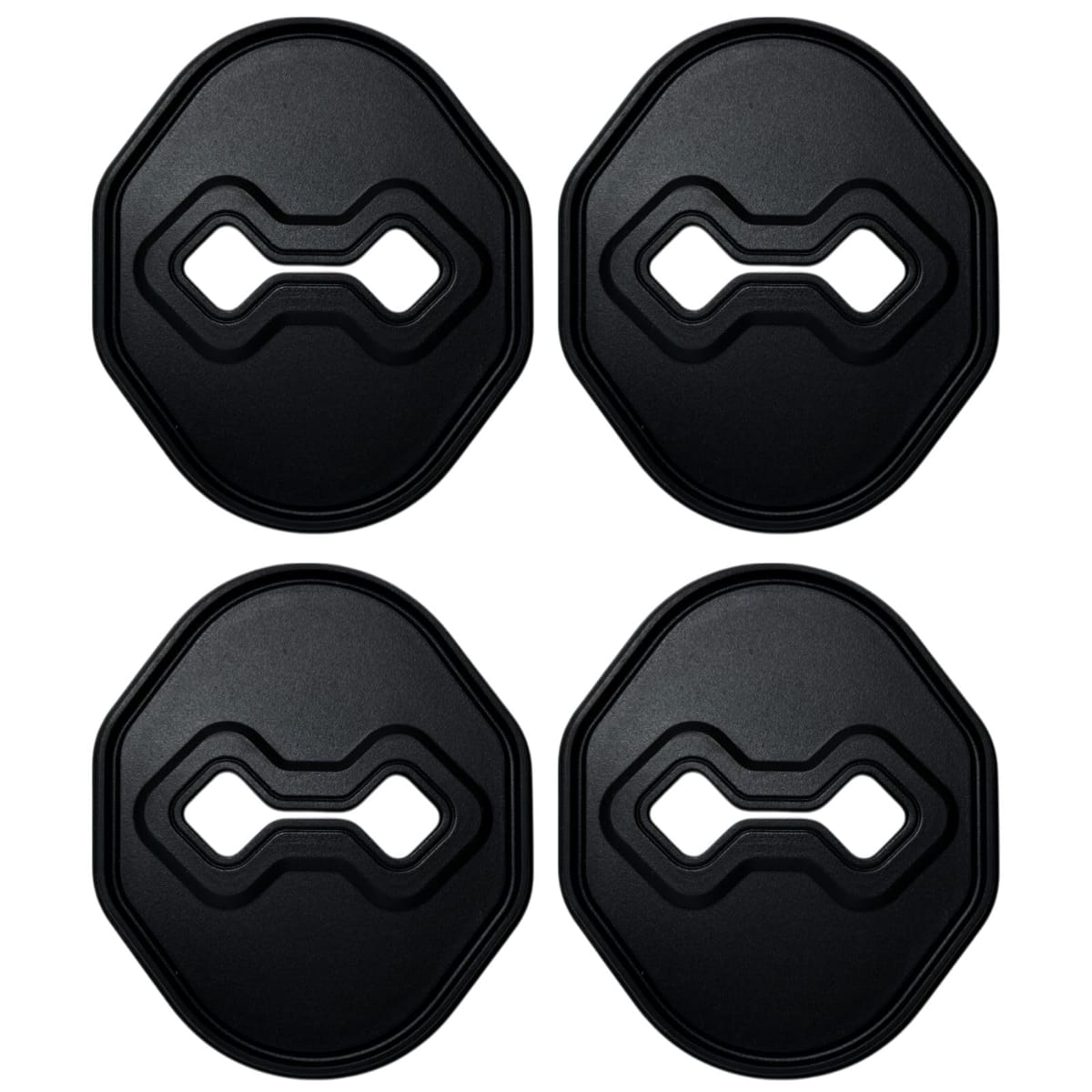 YESprime ドアロックカバー ドアストライカー ドアスタビライザー ストライカー スタビライザー 静音 遮音 異音 防振 ホンダ汎用 ブラック