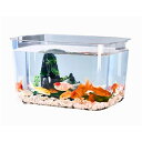ideamall 金魚鉢 水槽 金魚 メダカ水槽 飼育 アクアリウム 容器 ボウル プラスチック 透明
