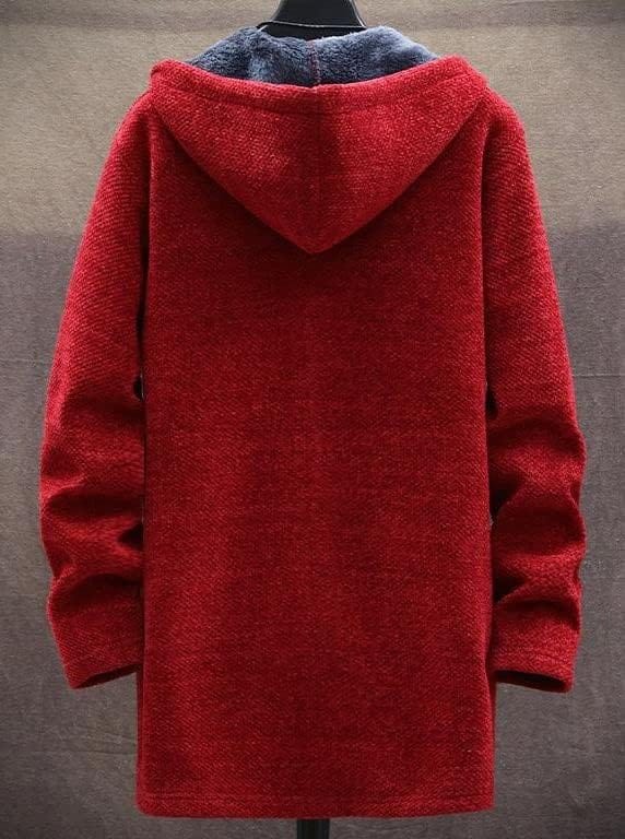 [aspersio] [アスペルシオ] フードつき ジップアップ ロングコート ビター系 お洒落 裏起毛 アウター メンズ