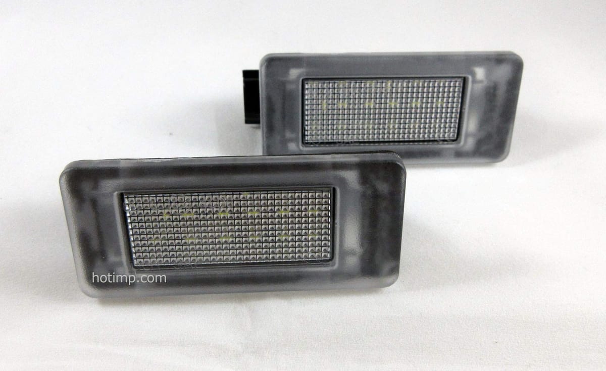 Rakuten - hotimp® セレナ SERENA C27系 LED 18個x2 NISSAN 日産 互換品 ナンバー灯 ライセンス灯 球切れ警告キャンセラー内蔵 純正交換タイプ 2個セット