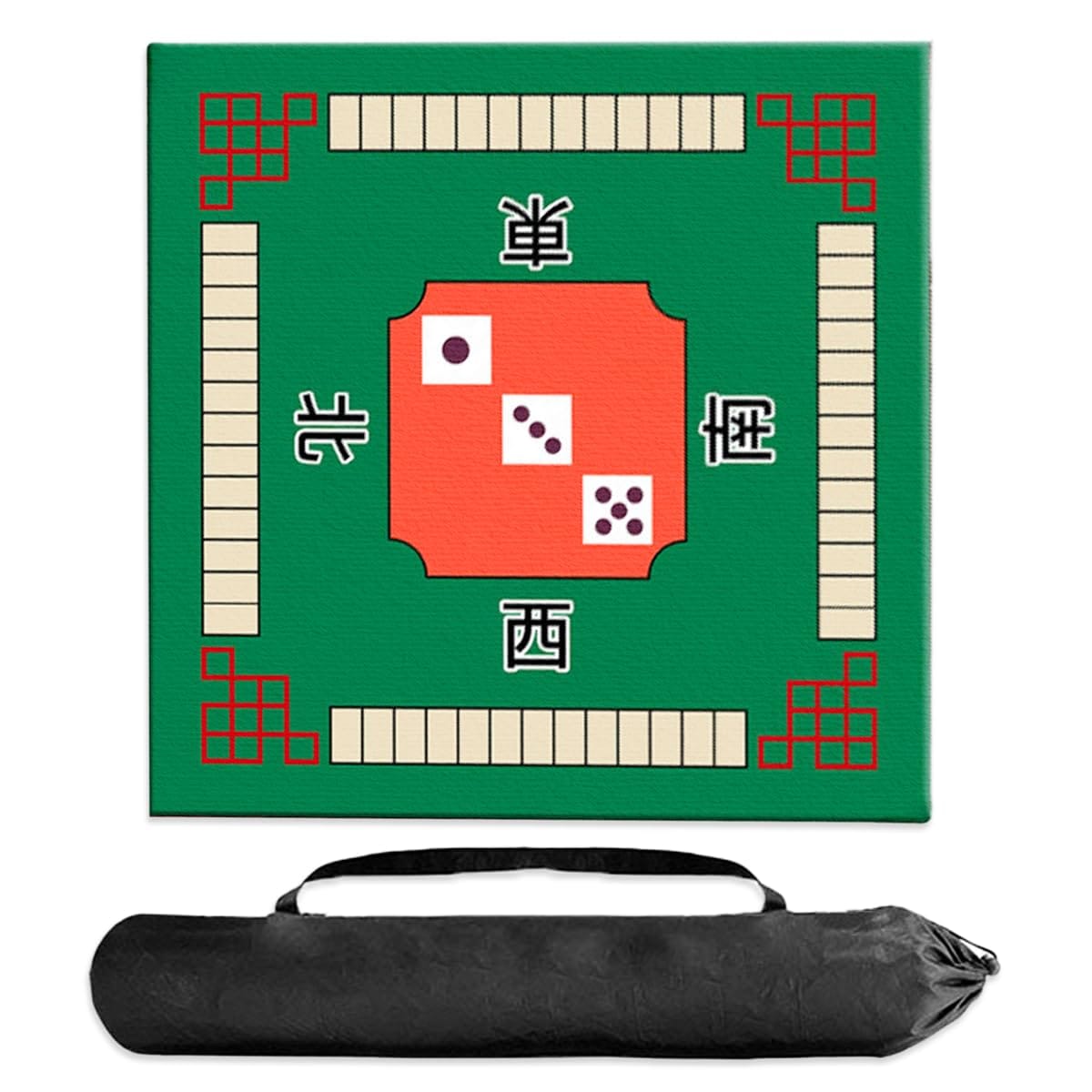 SALUDABLE 麻雀マット 麻雀 麻雀卓 グッズ 麻雀台 初心者 麻雀ゲーム 雀卓 収納袋付