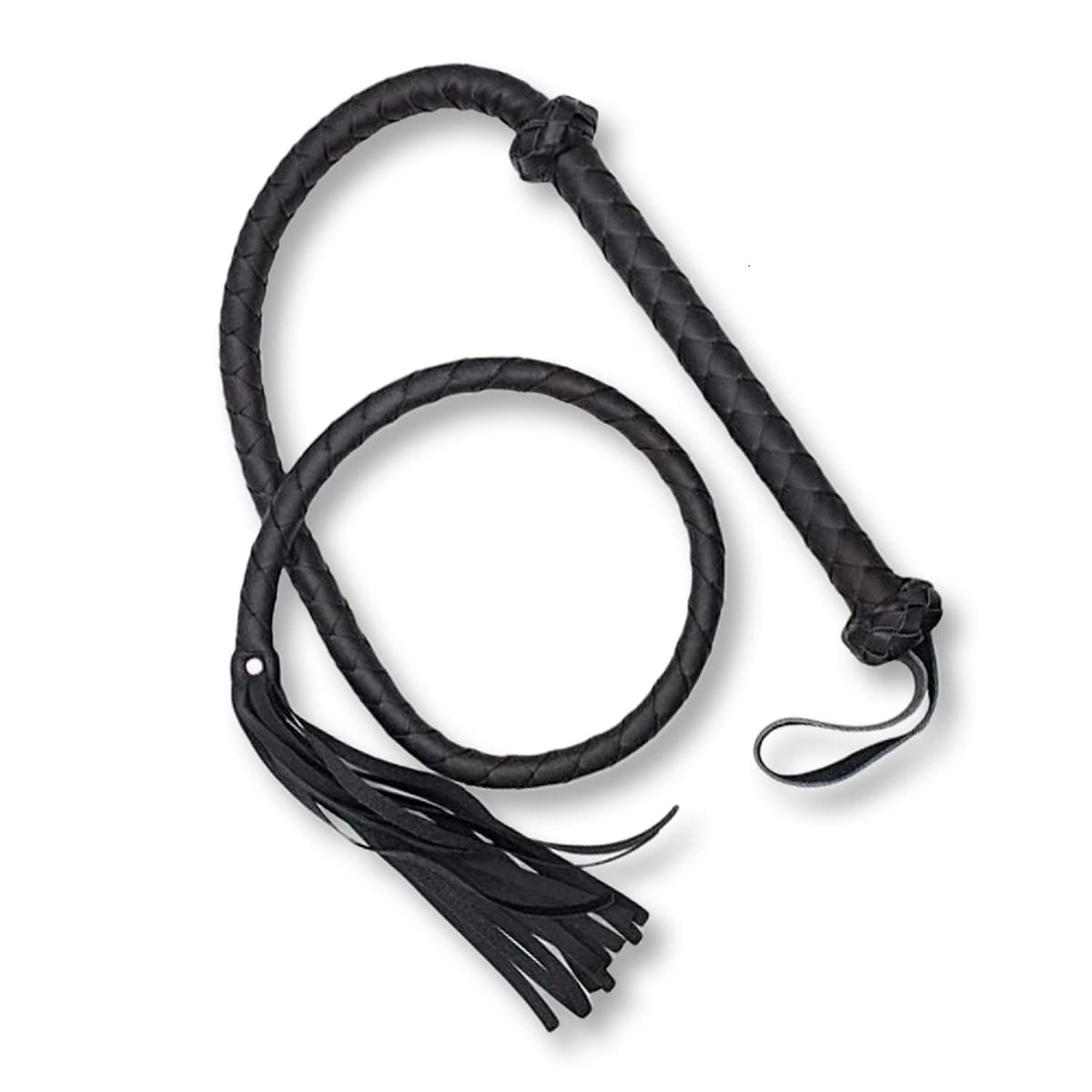 D・STONE 乗馬鞭 追い鞭 乗馬 短鞭 馬 鞭 ジョッキー 馬術 ゴムホイップ ロープ ムチ 馬具 乗馬用品 黒..