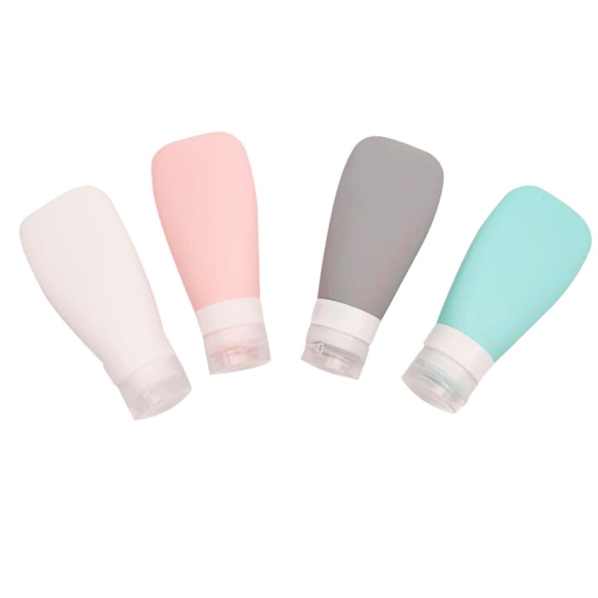 [ジーティアモ] トラベルボトル シリコン ボトル 4個 セット 90ml 詰め替え 携帯 軽量 旅行 温泉 スパ ..