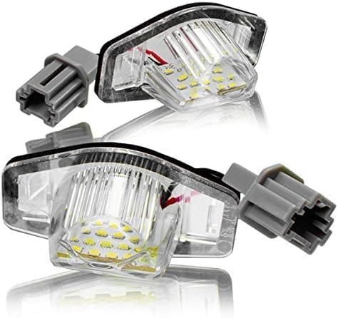 hotimp 互換品/交換 18発x2 LED ナンバー灯 ライセンスランプ JG1/2 N ONE JF1/2 N BOX + JH1/2 N WGN GD/GE/GK フィット/RU ヴェゼル / ZE2 インサイト /JB5 ライフ / GB3 フ