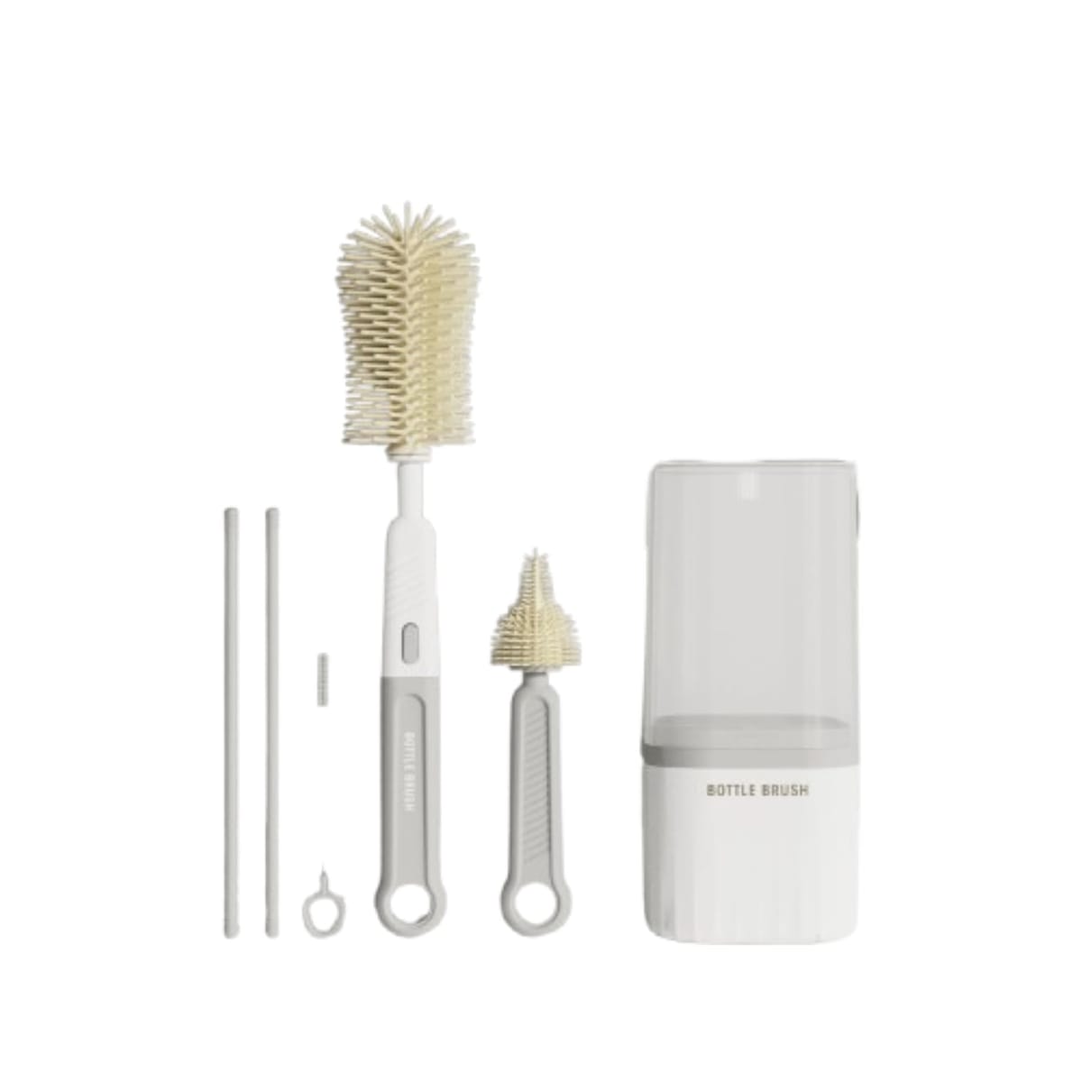 Crystal craft 哺乳瓶ブラシ トラベルボトル シリコンボトル 洗浄 ブラシ 乾燥スタンド お手入れ簡単