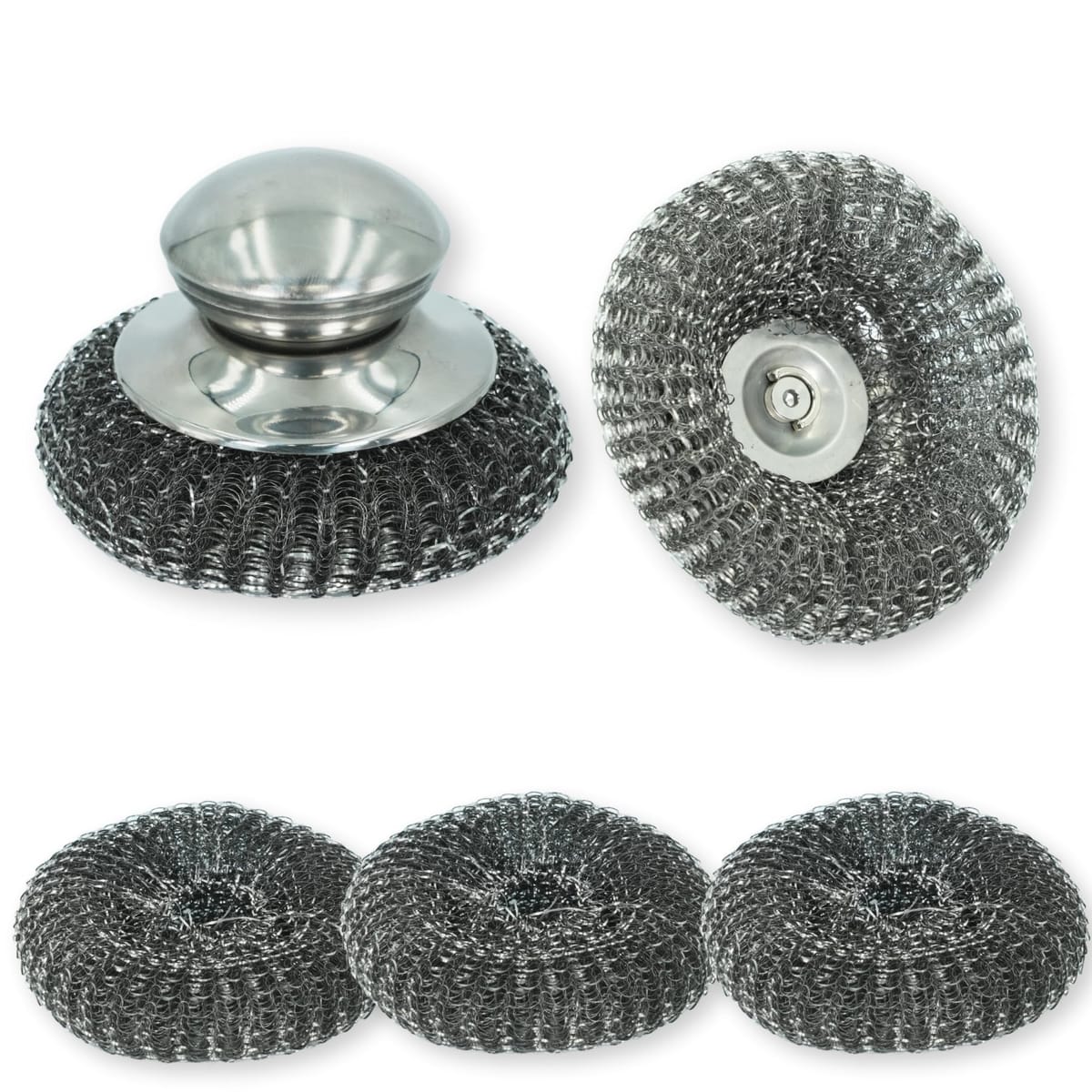 SEIDO 金たわし ver2.0 簡単リペア交換 かなだわし 金だわし 金属たわし 焦げ取り こげ落とし ササラ ..