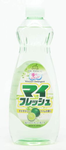 ロケット マイフレッシュ 台所用洗剤 食器用 キッチン 600ml 中性 手肌にやさしい ライムの香り 油汚れ ロケット マイフレッシュ 台所用洗剤 食器用 キッチン 600ml 中性 手肌にやさしい ライムの香り 油汚れ