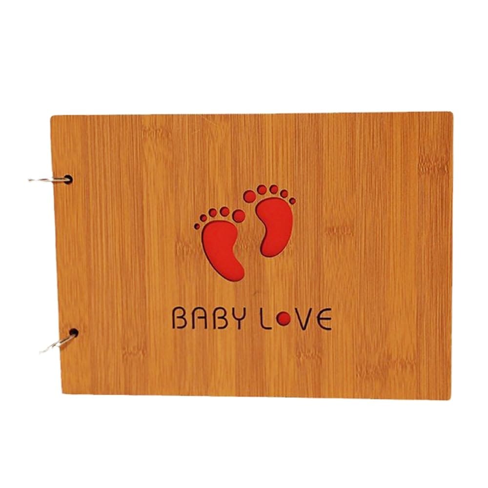 ヒカリカ フォトブック スクラップブック アルバム 手作り フォトアルバム photo album 誕生日 記念日 プレゼント 木製