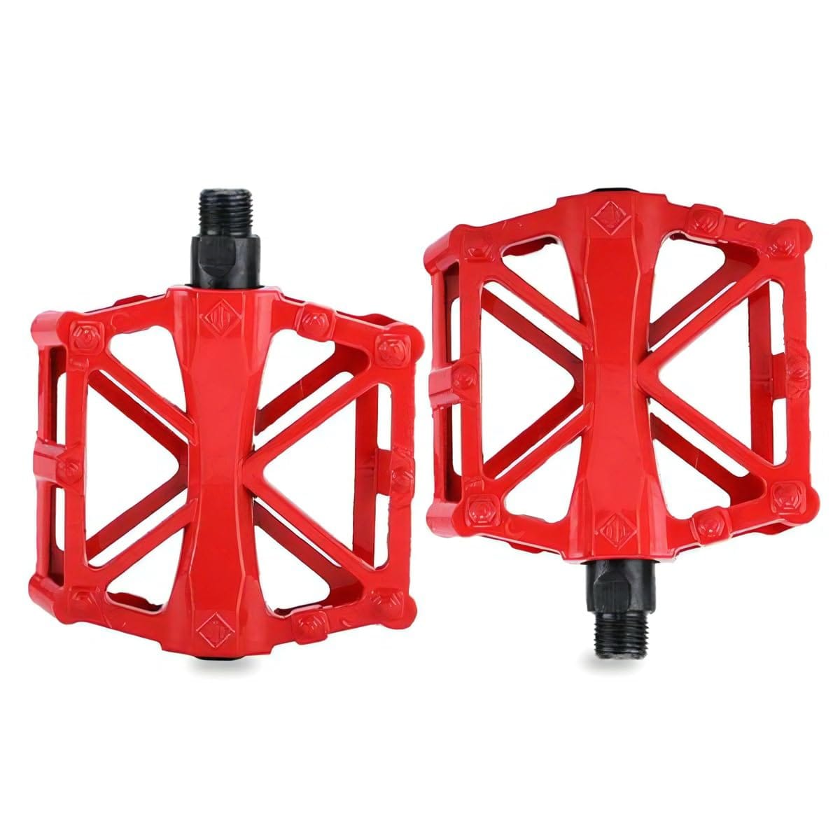 azumafy 自転車 ペダル フラットペダル ロードバイク マウンテンバイク アルミ クロスバイク 左右セット MTB 滑り止め ベアリング カスタム