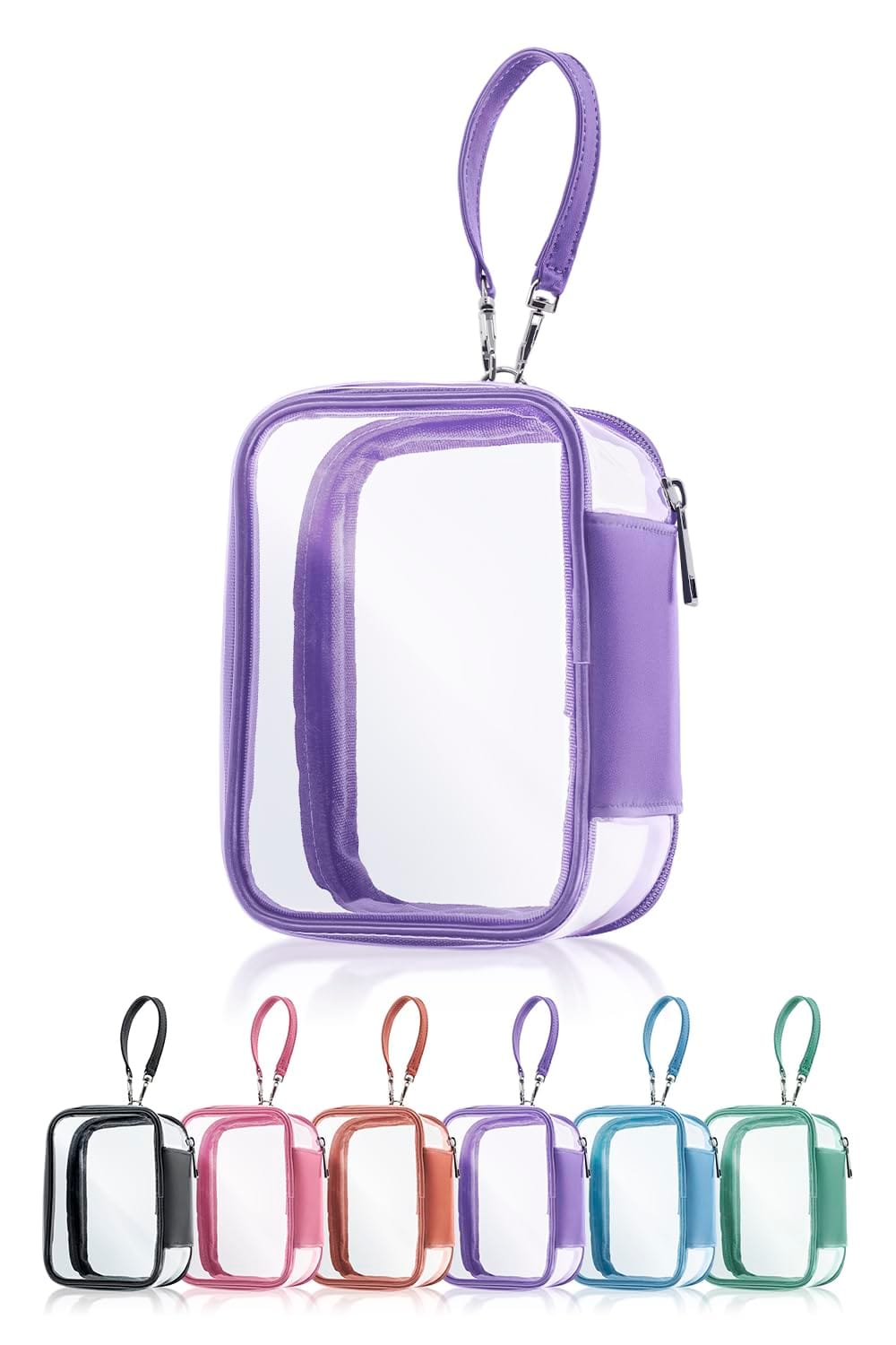 【360°推しが見える】Mowek ぬいぐるみポーチ ぬいポーチ 15cm 推し活 ぬいぐるみ 収納 クリアバッグ ..