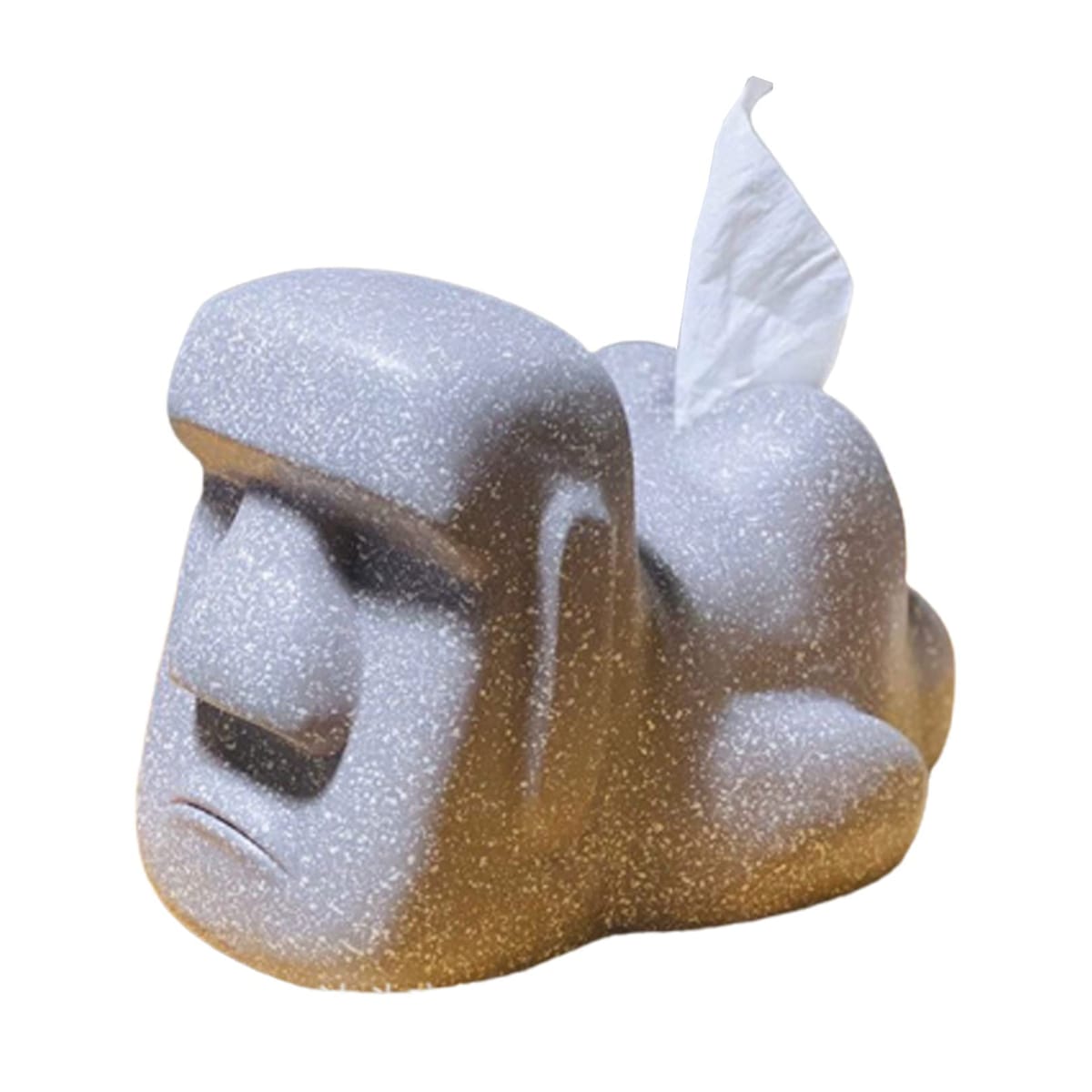 sac taske モアイ像 ティッシュケース おもしろグッズ モアイ ティッシュホルダー 面白いプレゼント