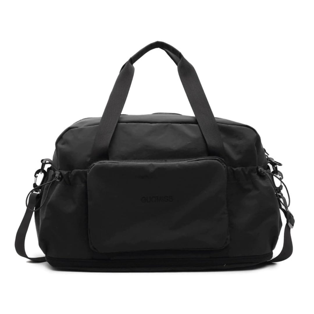 Rakuten - 折りたたみ ボストンバッグ 大容量 25L 機内持込 キャリーオン 容量拡張 乾湿分離 靴入れ 3WAY 手提げ 肩掛け 斜め掛け 撥水 1泊 2泊 3泊 出張 旅行 20代 30代