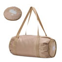 Akaaka ジムバッグ スパバッグ スポーツ 軽量 防水 撥水 折りたたみ 25L 温泉 サウナ プール用 小型 トート(ベージュ)