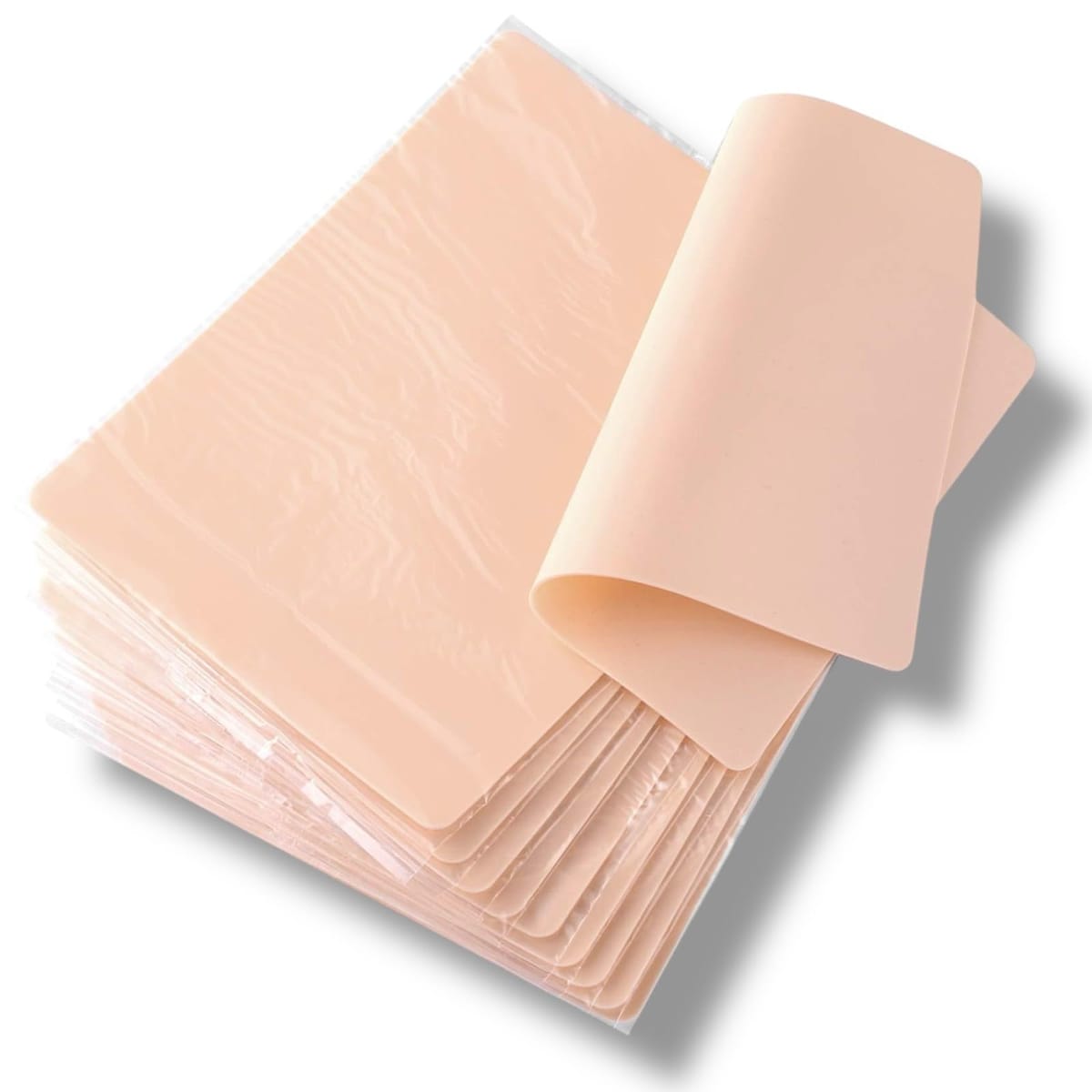 ヒカリカ 人工皮膚 練習用スキン 20枚セット 肌かくシート 人工皮膚 タトゥー・メイク・彩色・縫合対応..