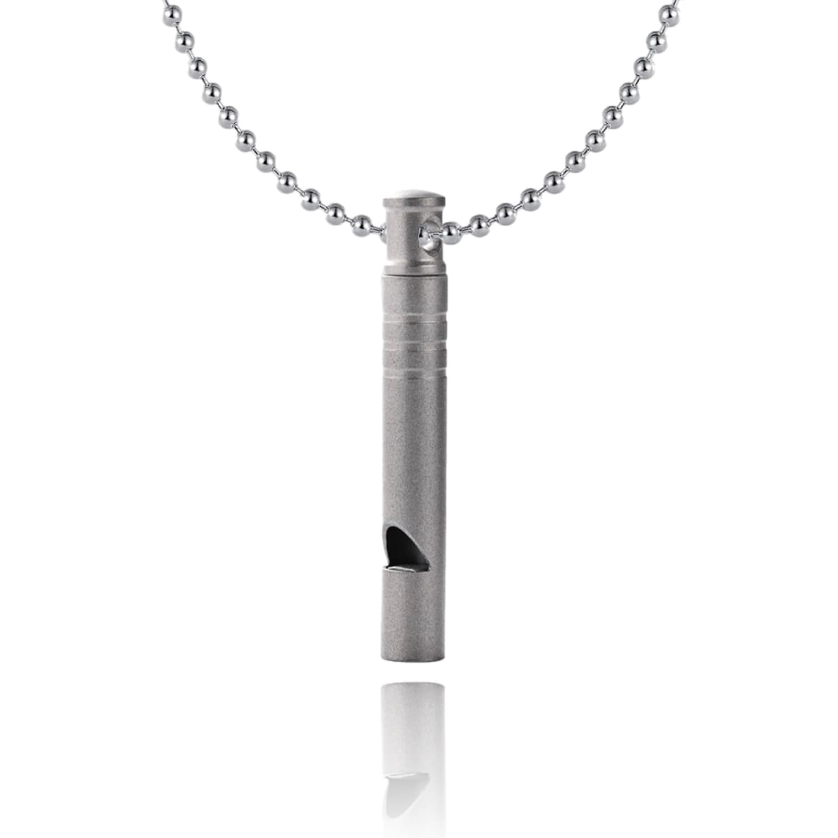 [LUMOS] チタン製 ホイッスル 【毎日持ち歩ける 超軽量3g】 緊急防災用 笛 防災笛 危険防止救急笛 登山..