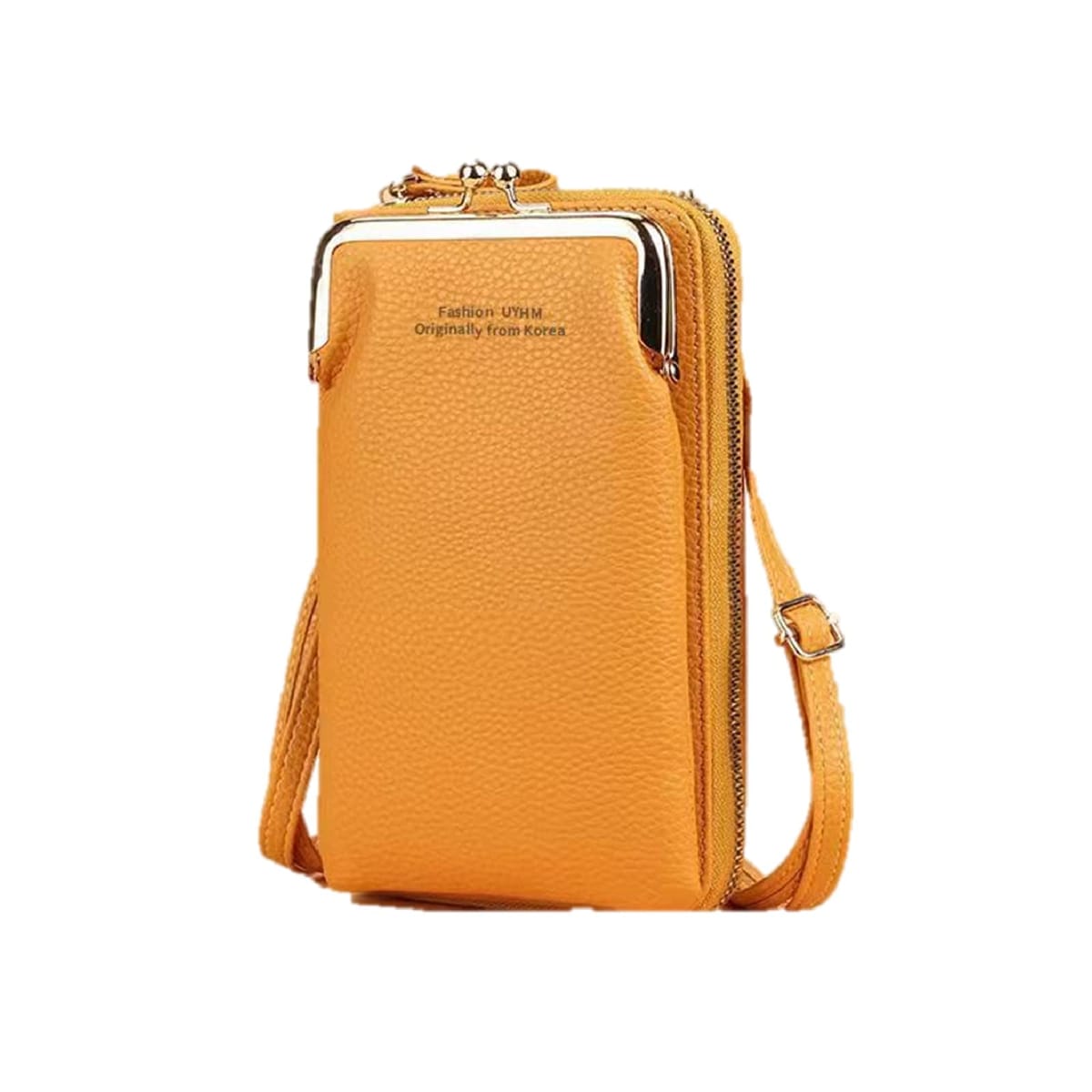 [IBUKI-STYLE] がま口 スマホ ポシェット ショルダー バッグ 縦型 ポーチ お財布 携帯 軽量 斜め掛け レディース シンプル ミニ 小銭 ファスナー カード 定期 女児 女子 丈夫 事務用 スポーツ スマホケース スマホポーチ スマホショ