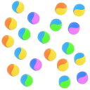 JUSTVEL ボールセット くっつくボール マジックテープ やわらかい 【遊び心を刺激】 おもちゃ 室内 レクリエーション 子供 大人 綿 布製