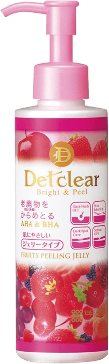EMO STORE DETクリア ブライト&ピール ピーリングジェリー ミックスベリーの香り 180ml + ポケットティッシュ