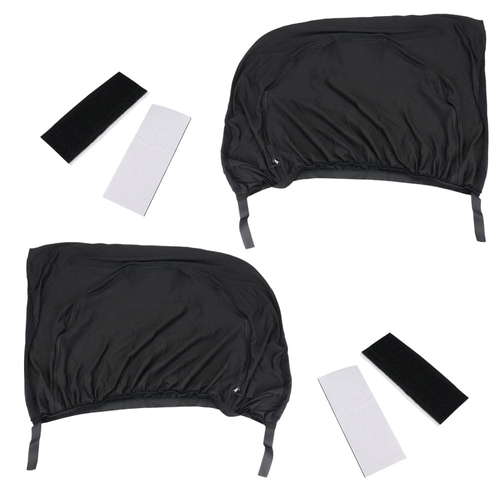 サンシェード 車用カーテン 日除け 紫外線対策 目隠し ジッパー付き メッシュ生地 通気性 防虫 車中泊