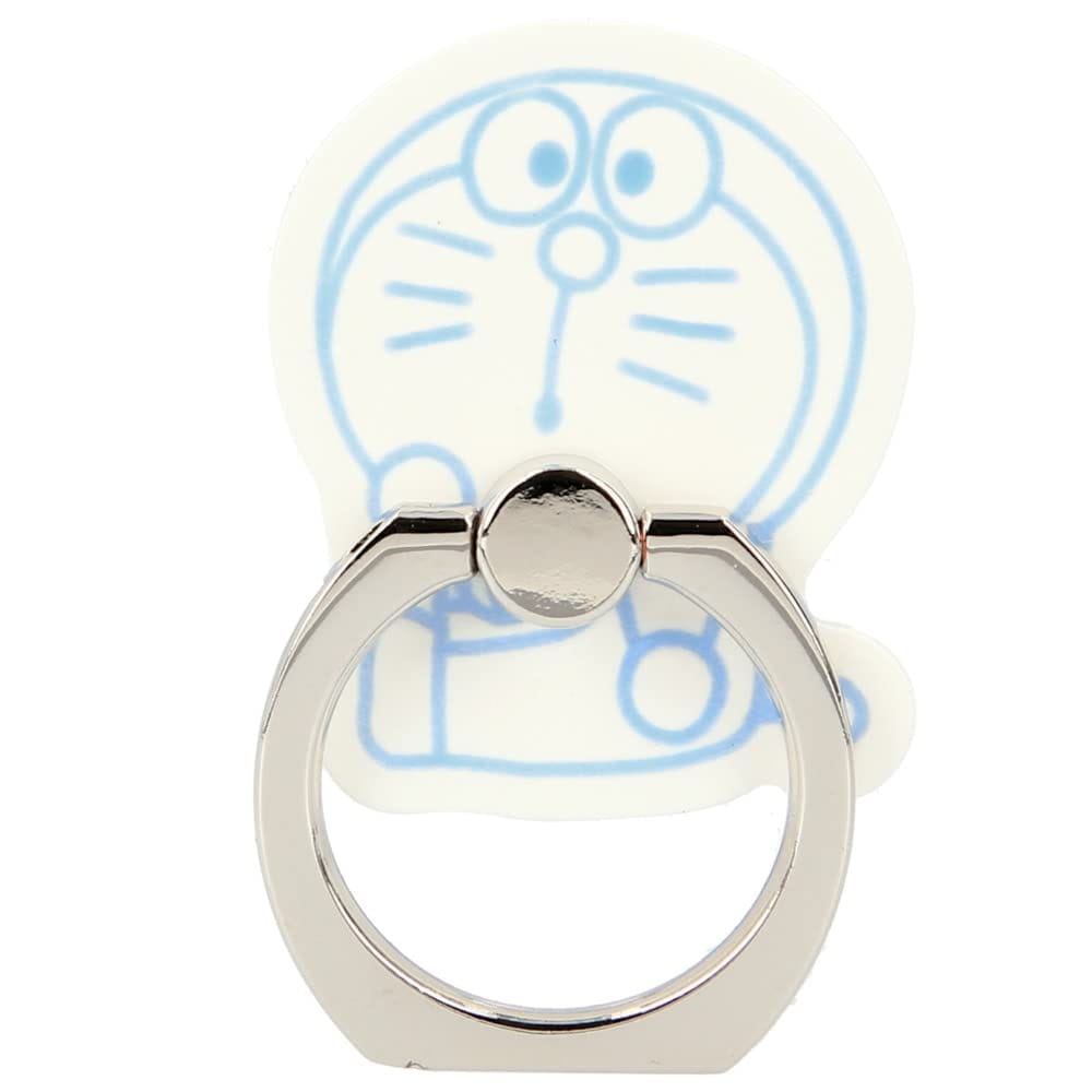 フラワーリング ドラえもん I'm DORAEMON スマホリング ユニセックス 落下防止 スタンド DR-S0015-BL ブルー 約H5cm×W3cm