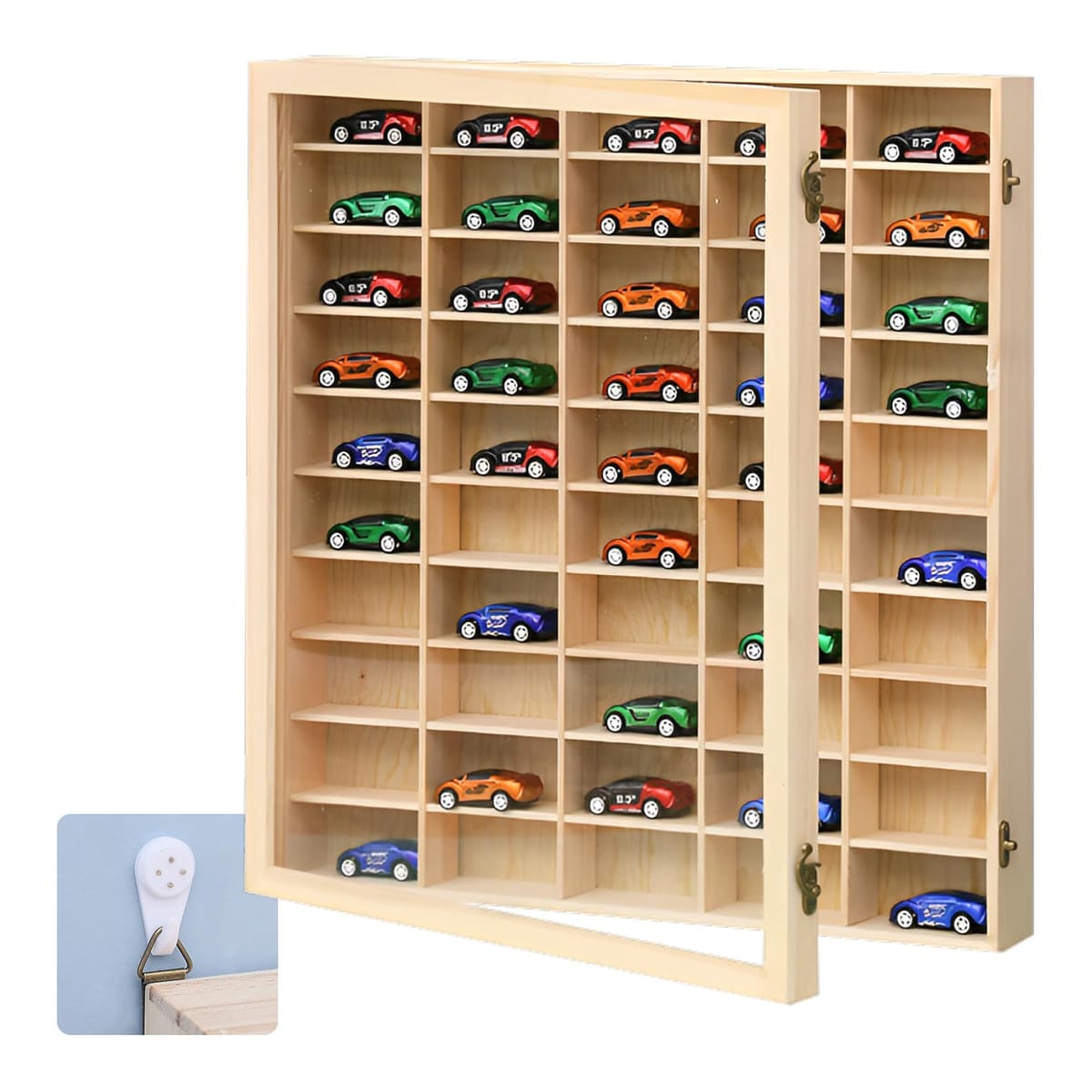 Collection Cases - heizi ミニカーケース トミカ 収納 トミカケース 壁掛け 1/64 ミニカー ディスプレイ