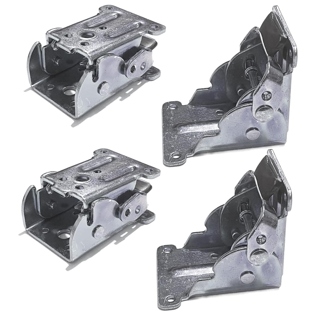 モデルノ ラ テール 折れ脚金具 DIY 折れ脚 折り畳み脚 テーブル 金具 折り畳み式 机 手作り デスク 4個セット 折れ 脚 金具 58-349-KN