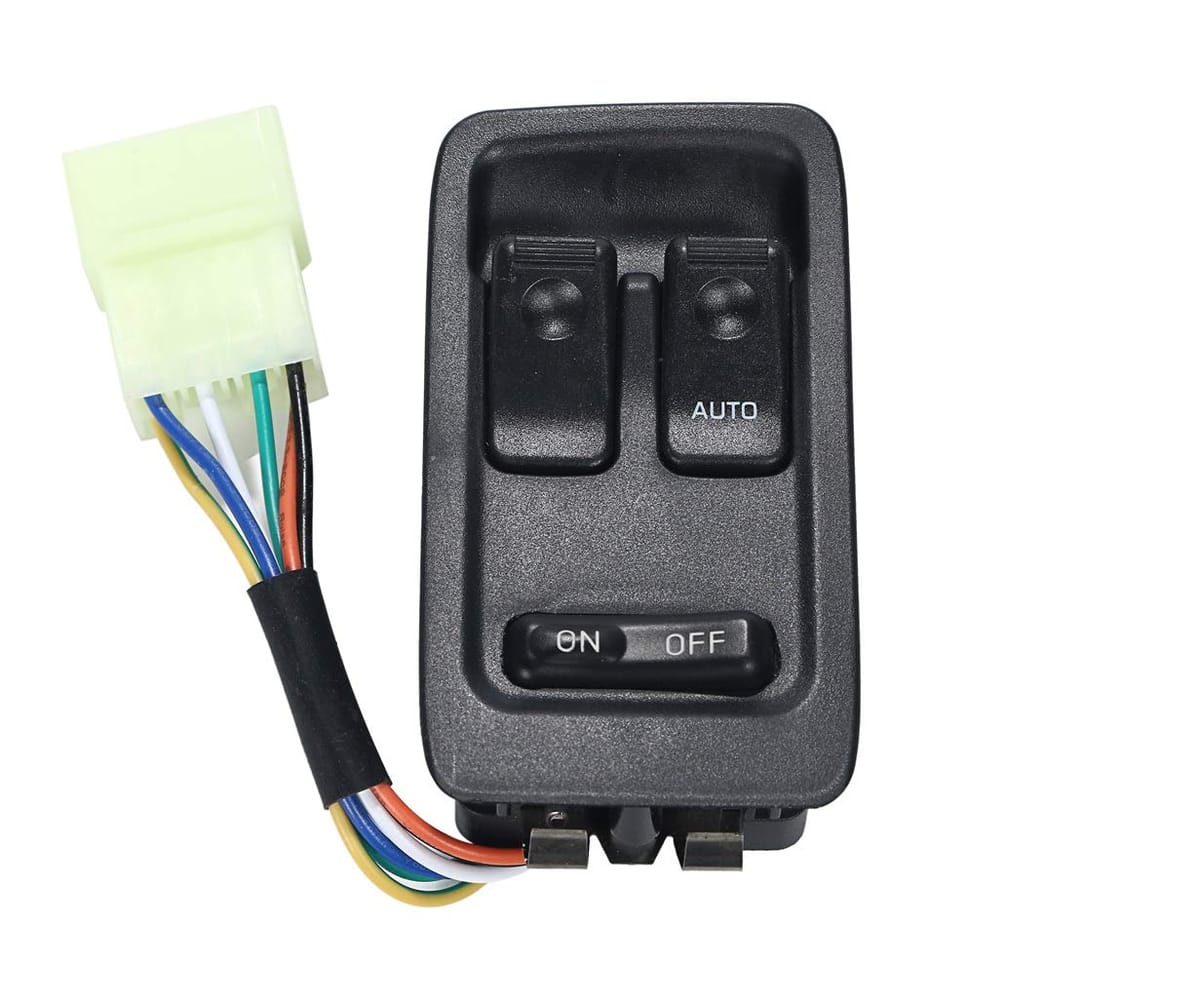 マツダRX-7に適合する、純正交換タイプの運転席パワーウインドウスイッチになります。純正品番F100-66-350Cの互換品です。適合車種：RX-7 　適合型式：FD3S 　年式：H3.12~H14.8　適合箇所：運転席ウインドウスイッチ 入数1純正パワーウインドウスイッチと同じ操作が可能です。運転席側パワーウインドウスイッチは2段引きでウインドウのオートオープン/クローズができます。耐久性のある純正部品のパワーウインドウスイッチも消耗し壊れてしまう事があります。高価な純正部品を使って修理をしなくても、コストがかからない純正同等のリーズナブルな社外品で交換すれば大丈夫です。純正部品同様ポン付けで交換できますので、DIY初心者の方でも簡単に作業する事が可能です。ちょっとした部品交換により、ドライブ時のストレスがなくなり楽しめるようになります。壊れた時の修理、交換部品としてお役立てください。 マツダRX-7に適合する、純正交換タイプの運転席パワーウインドウスイッチになります。 純正品番F100-66-350Cの互換品です。 適合車種：RX-7 　 適合型式：FD3S 　 年式：H3.12~H14.8 適合箇所：運転席ウインドウスイッチ 入数1 純正パワーウインドウスイッチと同じ操作が可能です。 運転席側パワーウインドウスイッチは2段引きでウインドウのオートオープン/クローズができます。 耐久性のある純正部品のパワーウインドウスイッチも消耗し壊れてしまう事があります。 高価な純正部品を使って修理をしなくても、コストがかからない純正同等のリーズナブルな社外品で交換すれば大丈夫です。 純正部品同様ポン付けで交換できますので、DIY初心者の方でも簡単に作業する事が可能です。 ちょっとした部品交換により、ドライブ時のストレスがなくなり楽しめるようになります。 壊れた時の修理、交換部品としてお役立てください。 ※取扱説明書は付属しておりません。 ※取り付けに関するサポート及びお問い合わせの対応はしておりませんのでご了承お願い致します。 ※取り付けに自信のない方は専門の業者様、または整備士に依頼して取付けされることをお薦め致します。