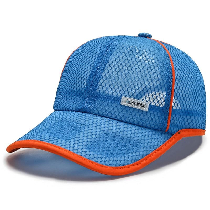[Belle Iza Bella] メッシュキャップ キッズ スポーツ 帽子 シンプル 野球帽 キャップ 熱中症 日焼け 防止 紫外線 UV 対策