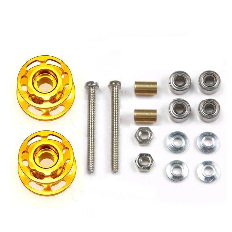 RIZES ミニ四駆 用 2段 アルミローラー 軽量 高精度 13mm 安定走行 カスタム 改造 パーツ グレード ド..