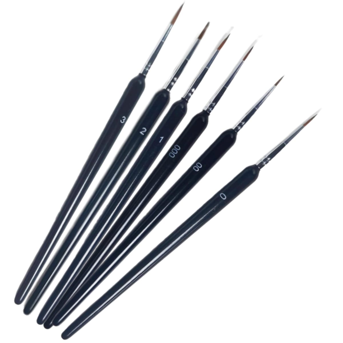 Neutral Zenith 面相筆 極細 水彩筆 プラモデル 絵筆 小筆 アクリル絵の具 極細筆 油絵 画筆 模型用筆