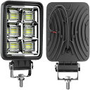 Optimister LED ワークライト 144w 12v-24v 3000 ルーメン 爆光 ステー付き スポットライト 作業灯 路肩灯 補助灯 投光器 デイ...