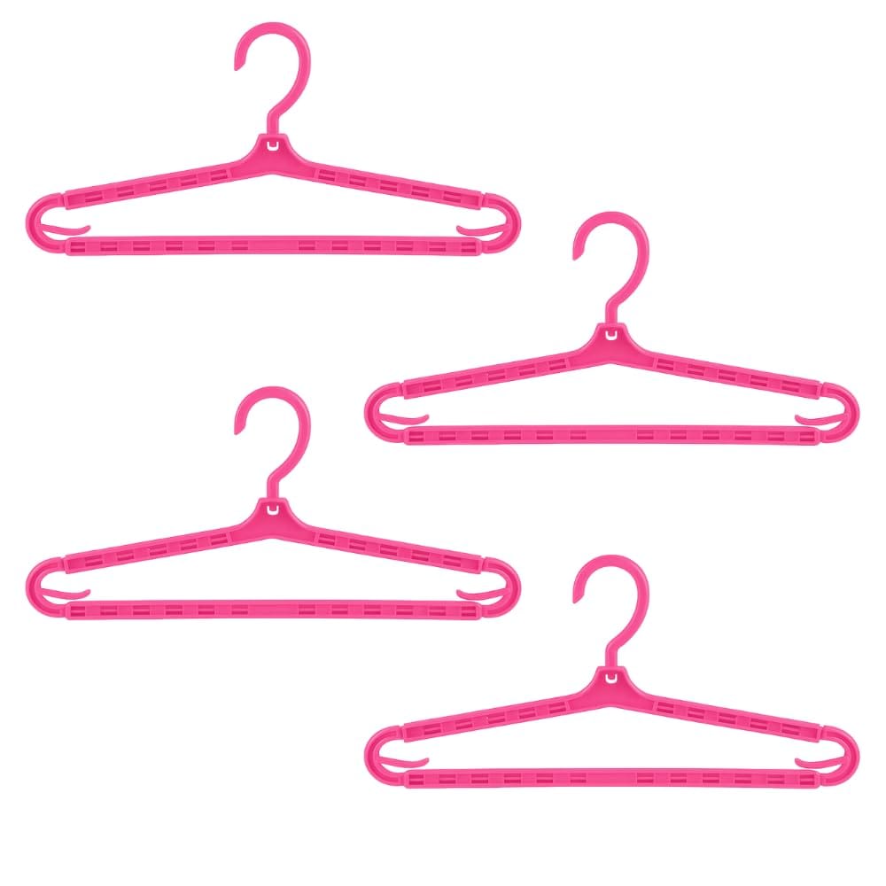 ideamall バスタオルハンガー バスタオル掛け 室内物干し 折りたたみハンガー 洗濯 伸縮可能 4個セット